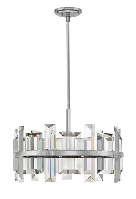 Fredrick Ramond FR39214PNI LED Chandelier, Polished Nickel