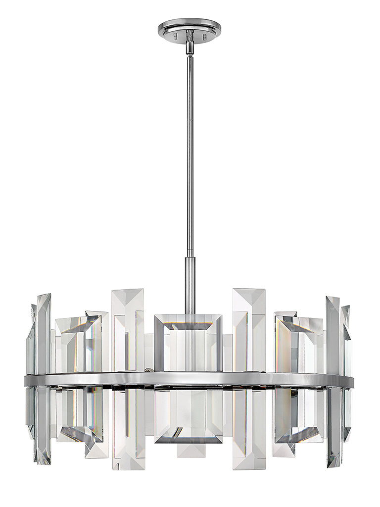 Fredrick Ramond FR39215PNI LED Chandelier, Polished Nickel