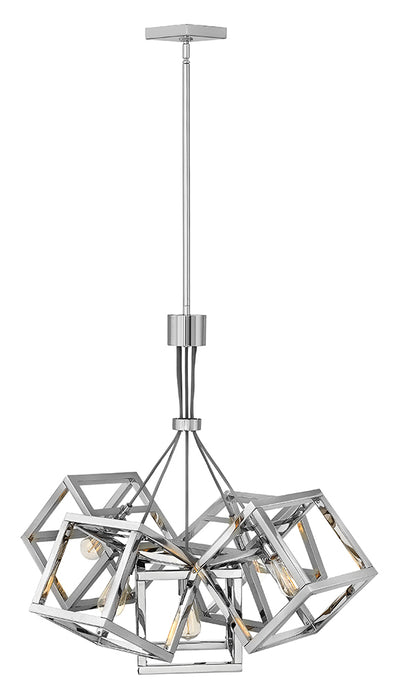 Fredrick Ramond FR42444PNI LED Chandelier, Polished Nickel