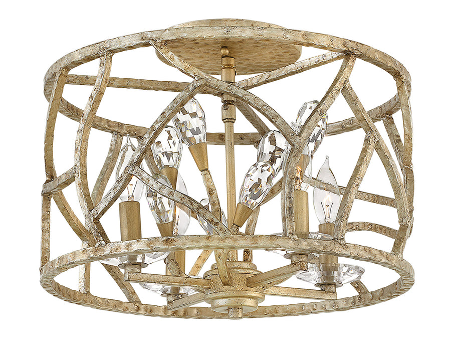 Fredrick Ramond FR46801CPG LED Flush Mount, Champagne Gold