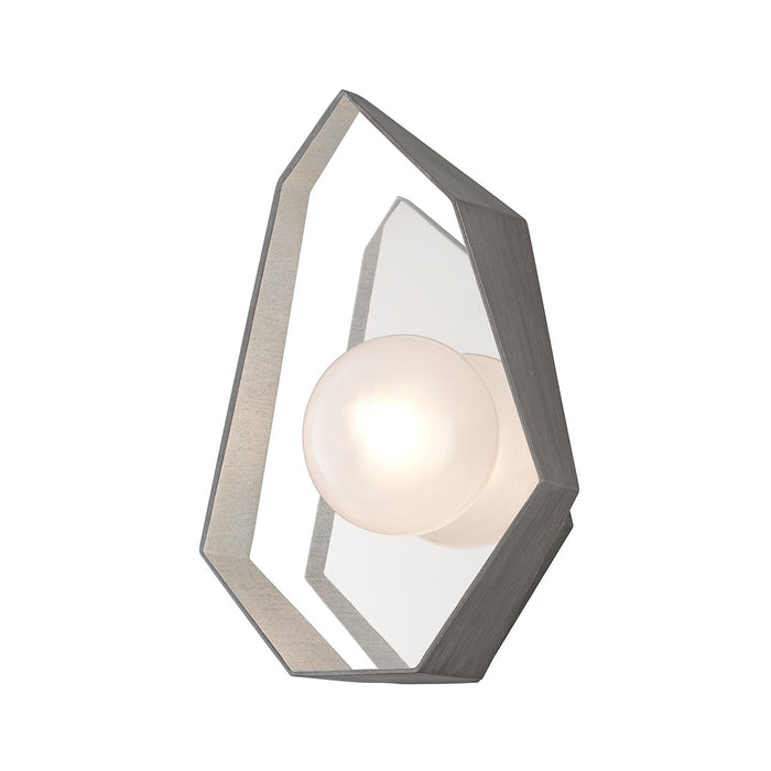 Troy Lighting B5531 LED Wall Sconce, Graphite With Silver Leaf