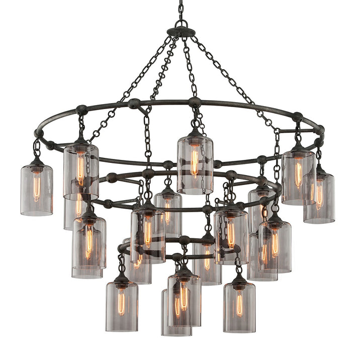 Troy Lighting F4426-APW 20 Light Chandelier, Aged Pewter