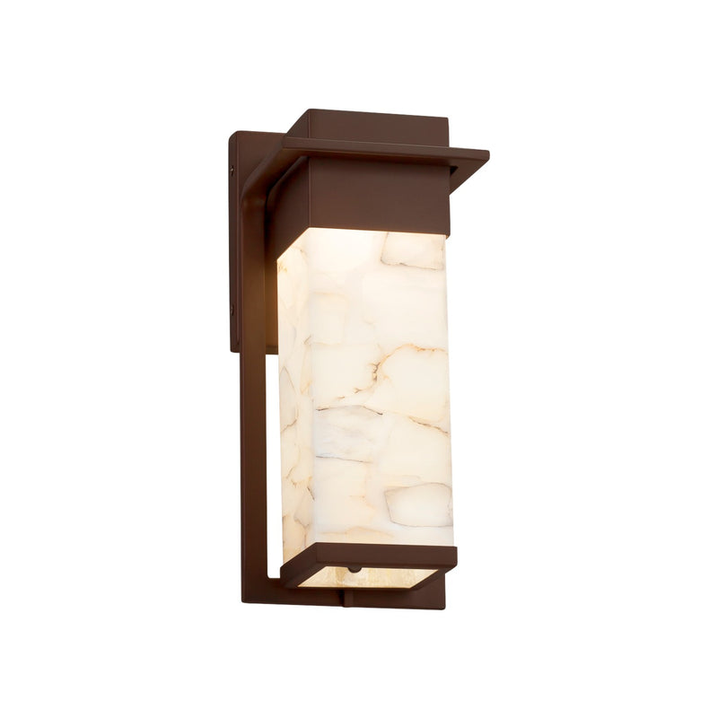 Justice Designs ALR-7541W-DBRZ LED Outdoor Wall Sconce, Dark Bronze