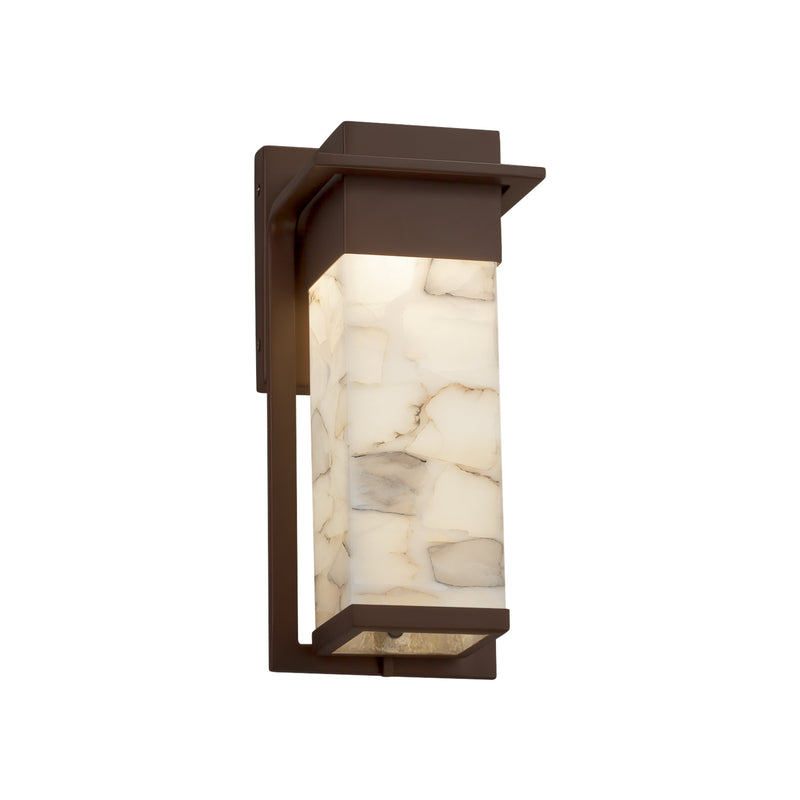 Justice Designs ALR-7541W-DBRZ LED Outdoor Wall Sconce, Dark Bronze