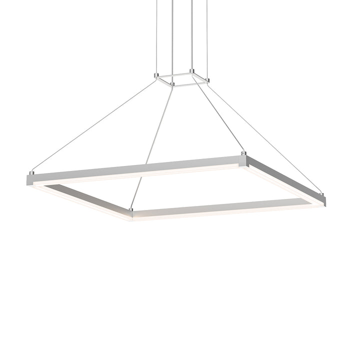 Sonneman 2787.16 LED Pendant, Bright Satin Aluminum
