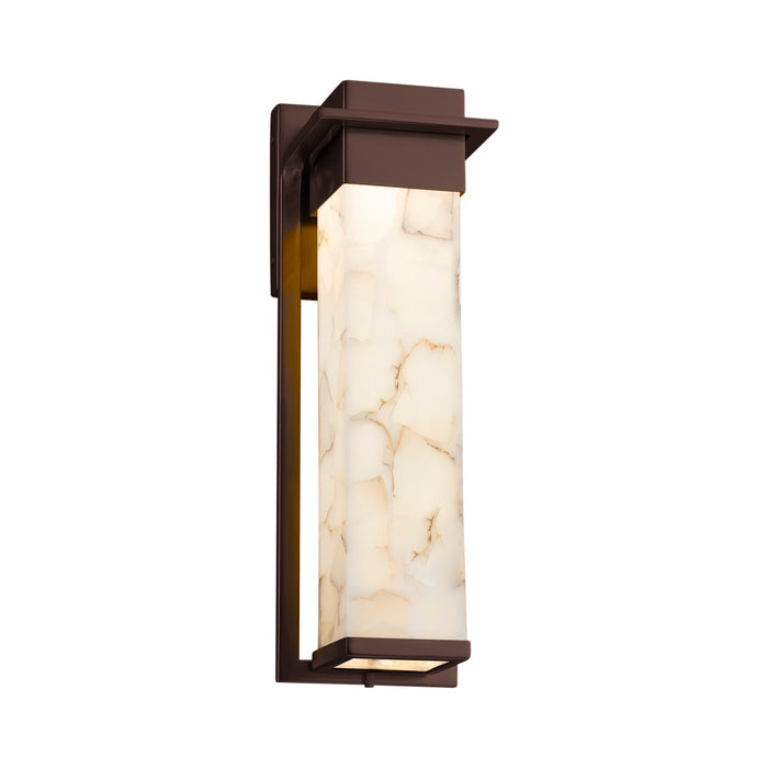 Justice Designs ALR-7544W-DBRZ LED Outdoor Wall Sconce, Dark Bronze