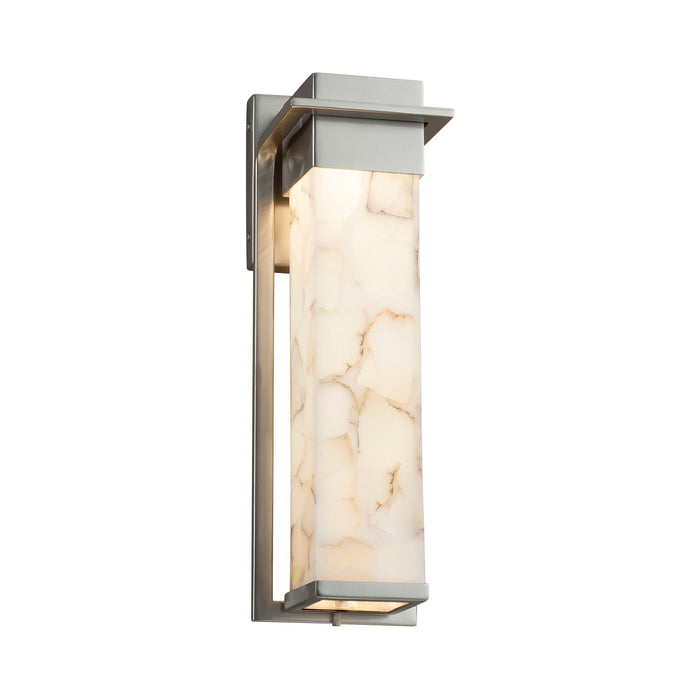 Justice Designs ALR-7544W-NCKL LED Outdoor Wall Sconce, Brushed Nickel