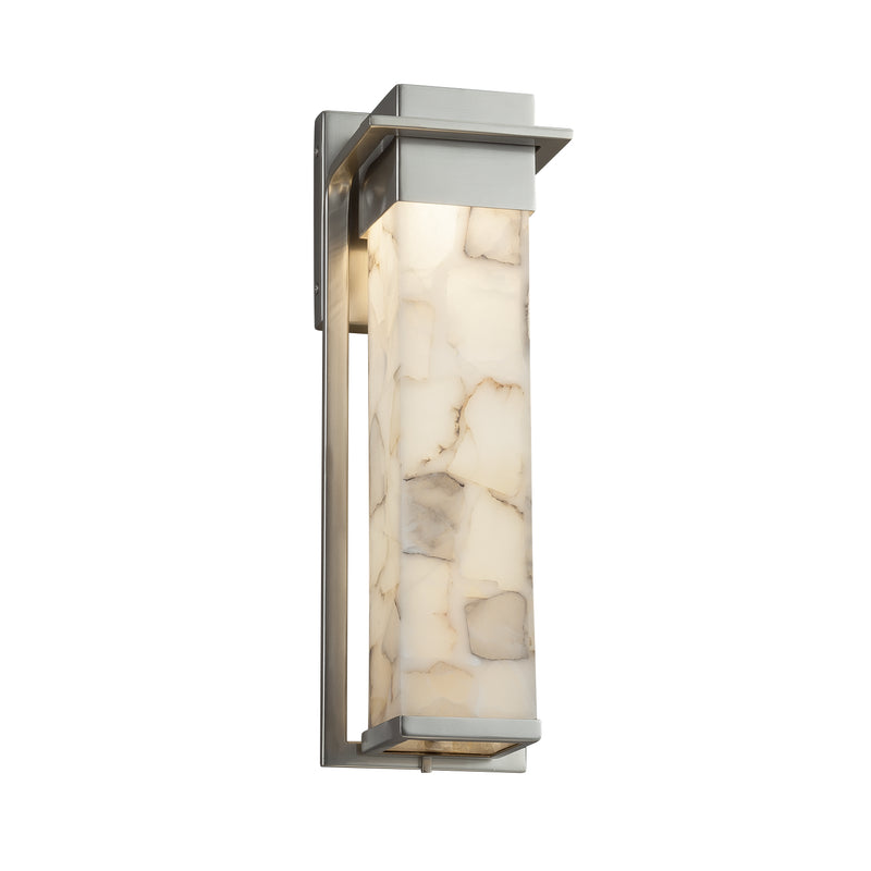 Justice Designs ALR-7544W-NCKL LED Outdoor Wall Sconce, Brushed Nickel
