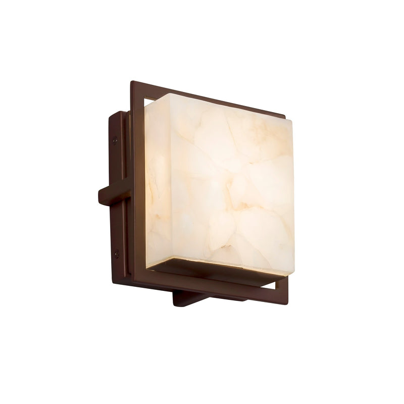Justice Designs ALR-7561W-DBRZ LED Outdoor Wall Sconce, Dark Bronze