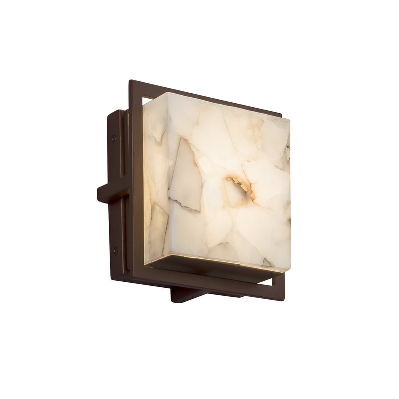Justice Designs ALR-7561W-DBRZ LED Outdoor Wall Sconce, Dark Bronze