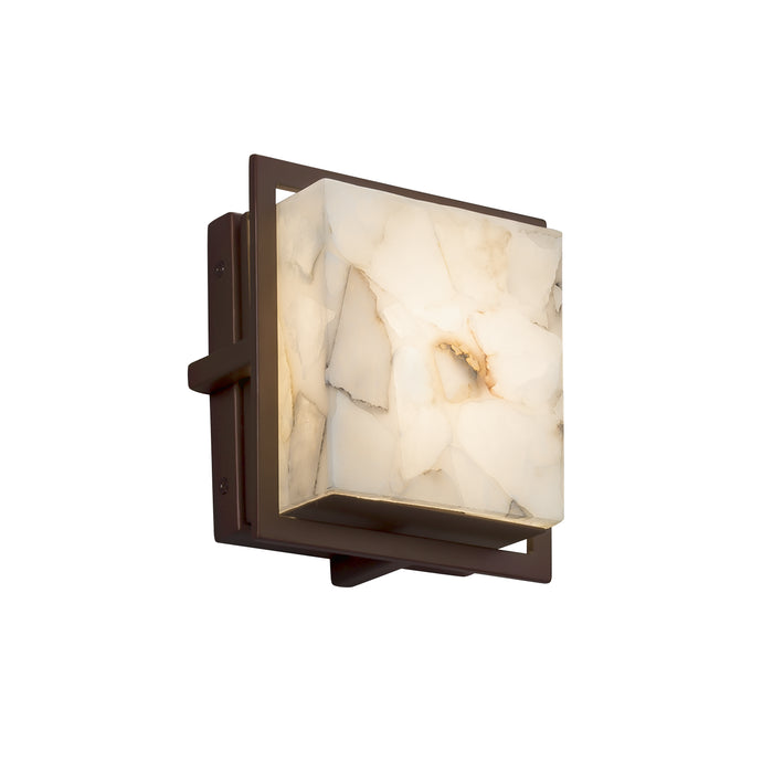 Justice Designs ALR-7561W-DBRZ LED Outdoor Wall Sconce, Dark Bronze