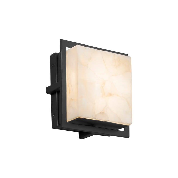 Justice Designs ALR-7561W-MBLK LED Outdoor Wall Sconce, Matte Black