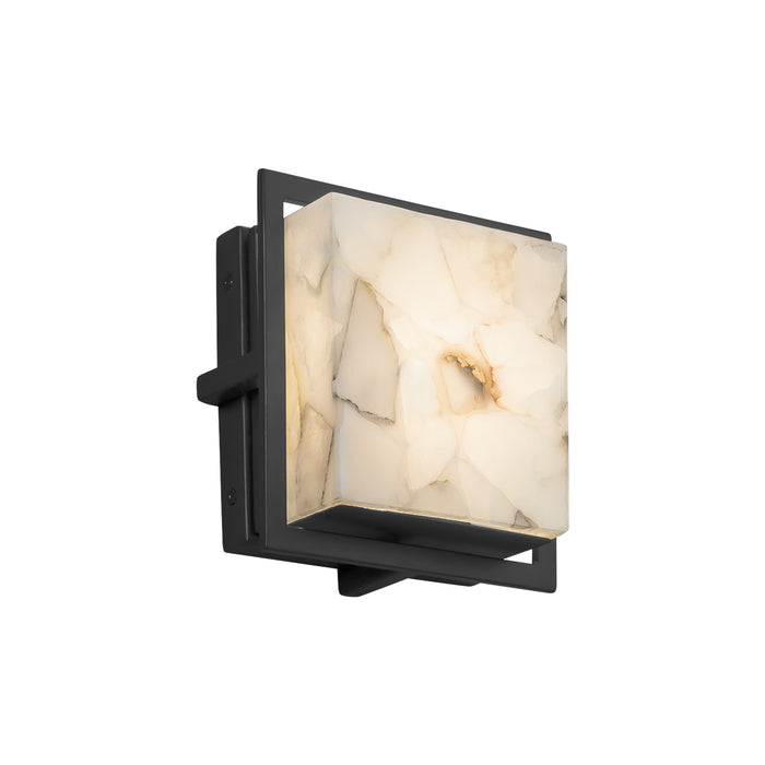 Justice Designs ALR-7561W-MBLK LED Outdoor Wall Sconce, Matte Black