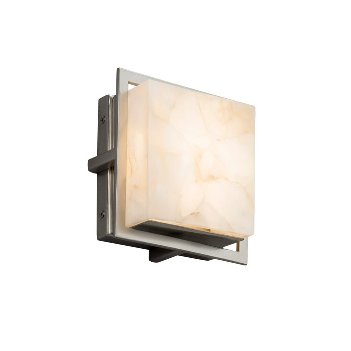 Justice Designs ALR-7561W-NCKL LED Outdoor Wall Sconce, Brushed Nickel
