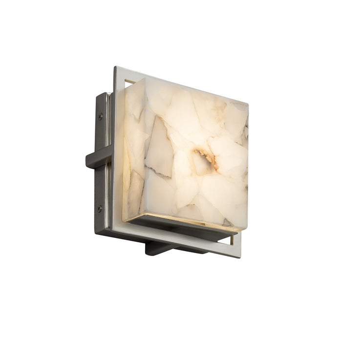 Justice Designs ALR-7561W-NCKL LED Outdoor Wall Sconce, Brushed Nickel