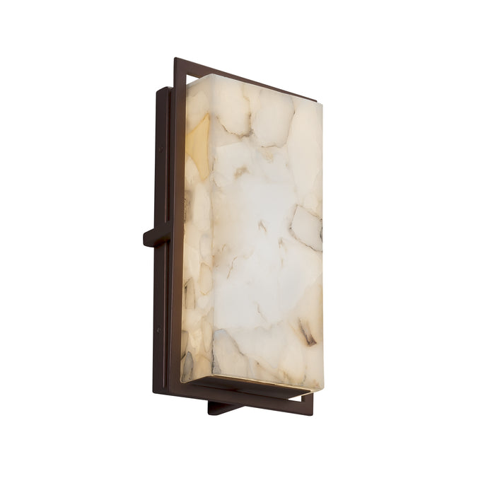 Justice Designs ALR-7562W-DBRZ LED Outdoor Wall Sconce, Dark Bronze