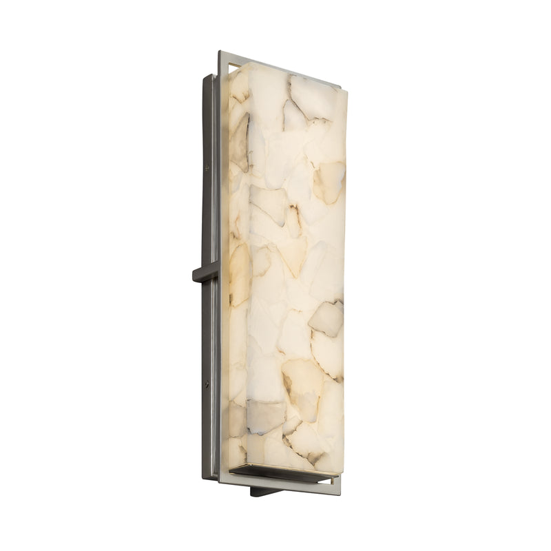 Justice Designs ALR-7564W-NCKL LED Outdoor Wall Sconce, Brushed Nickel