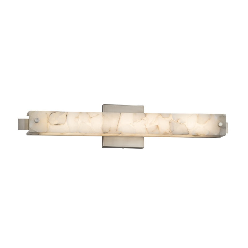 Justice Designs ALR-8681-NCKL LED Linear Bath Bar, Brushed Nickel