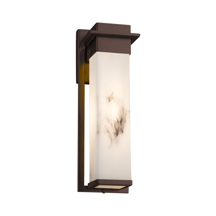 Justice Designs FAL-7544W-DBRZ LED Outdoor Wall Sconce, Dark Bronze
