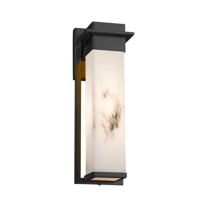 Justice Designs FAL-7544W-MBLK LED Outdoor Wall Sconce, Matte Black