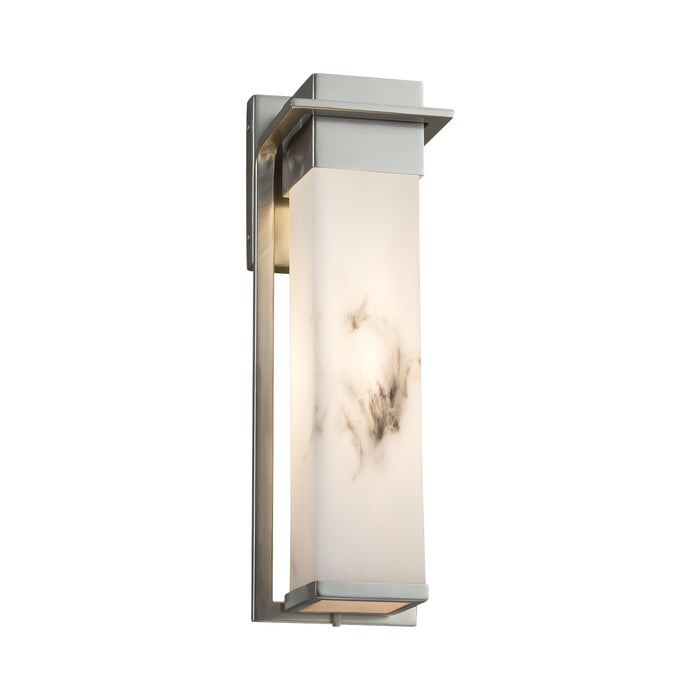 Justice Designs FAL-7544W-NCKL LED Outdoor Wall Sconce, Brushed Nickel