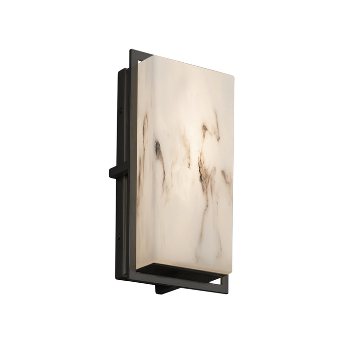 Justice Designs FAL-7562W-MBLK LED Outdoor Wall Sconce, Matte Black