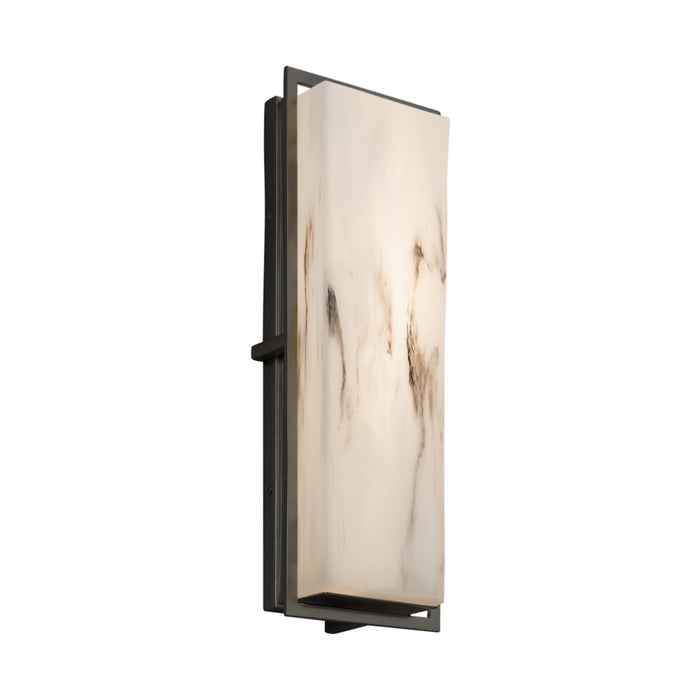 Justice Designs FAL-7564W-MBLK LED Outdoor Wall Sconce, Matte Black