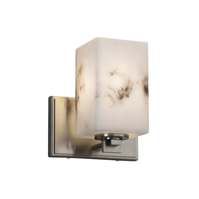 Justice Designs FAL-8441-15-NCKL One Light Wall Sconce, Brushed Nickel