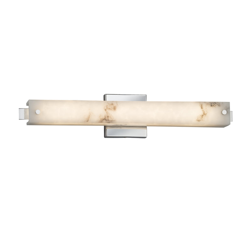 Justice Designs FAL-8681-CROM LED Linear Bath Bar, Polished Chrome