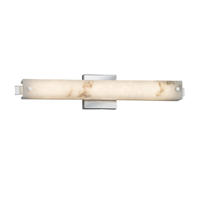 Justice Designs FAL-8681-CROM LED Linear Bath Bar, Polished Chrome