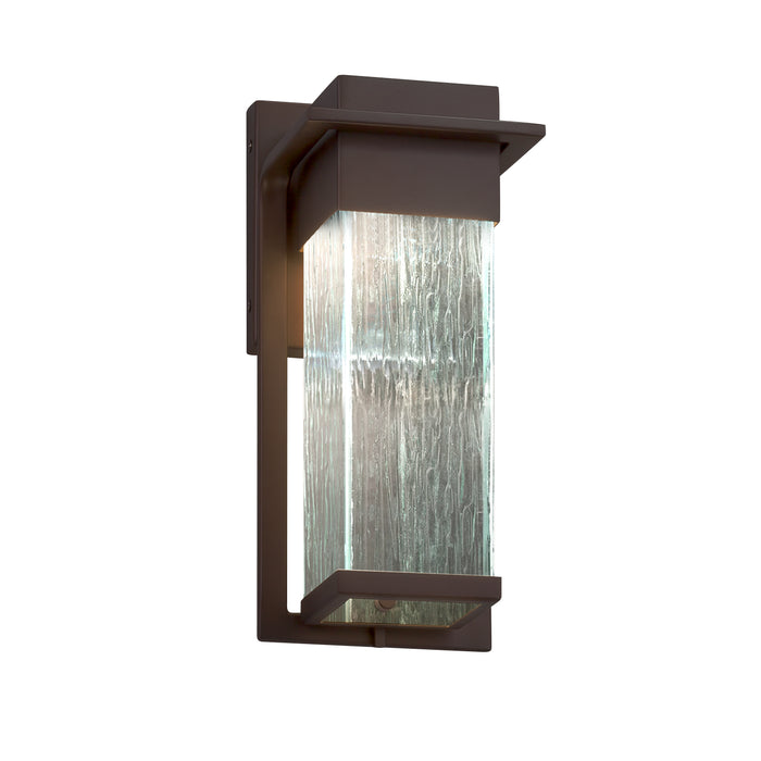 Justice Designs FSN-7541W-RAIN-DBRZ LED Outdoor Wall Sconce, Dark Bronze