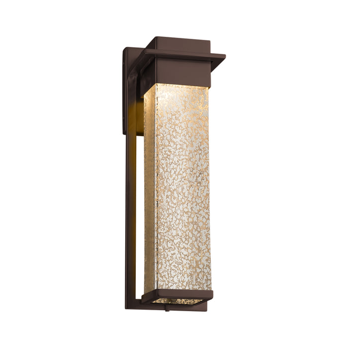 Justice Designs FSN-7544W-MROR-DBRZ LED Outdoor Wall Sconce, Dark Bronze