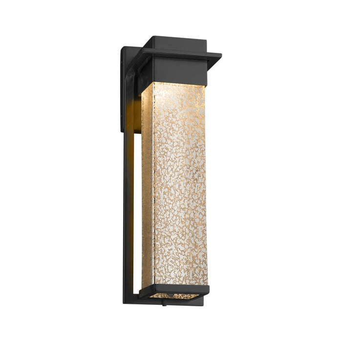 Justice Designs FSN-7544W-MROR-MBLK LED Outdoor Wall Sconce, Matte Black
