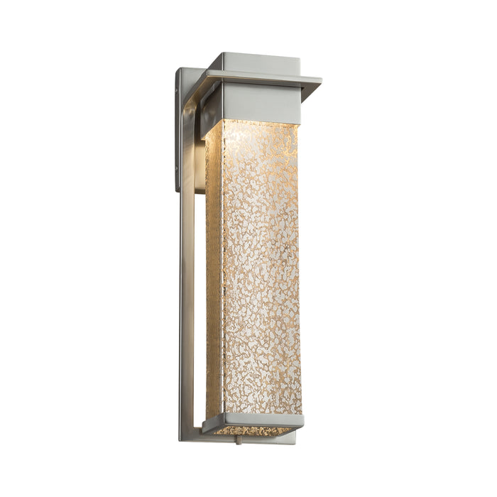 Justice Designs FSN-7544W-MROR-NCKL LED Outdoor Wall Sconce, Brushed Nickel