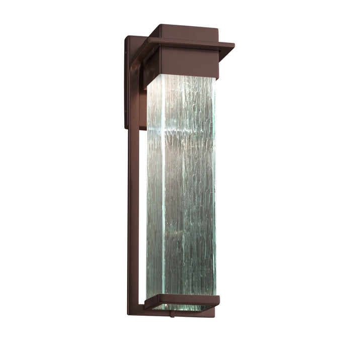 Justice Designs FSN-7544W-RAIN-DBRZ LED Outdoor Wall Sconce, Dark Bronze