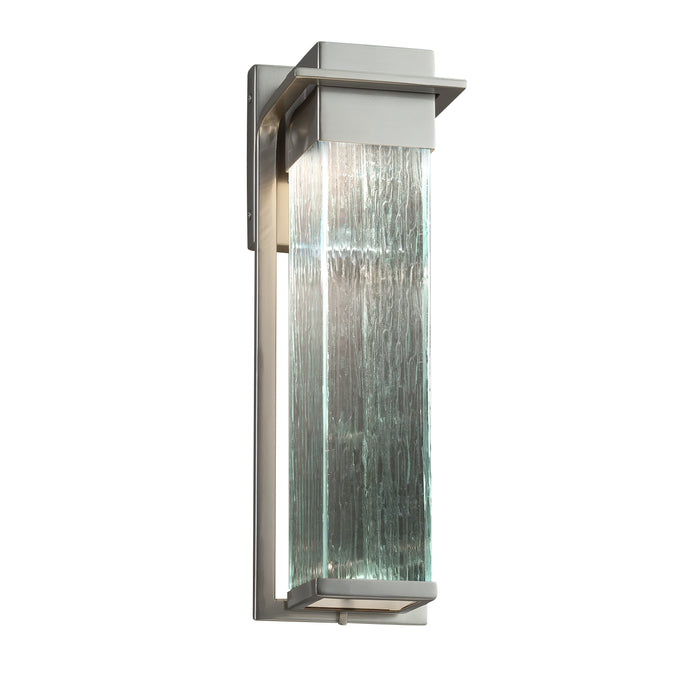 Justice Designs FSN-7544W-RAIN-NCKL LED Outdoor Wall Sconce, Brushed Nickel