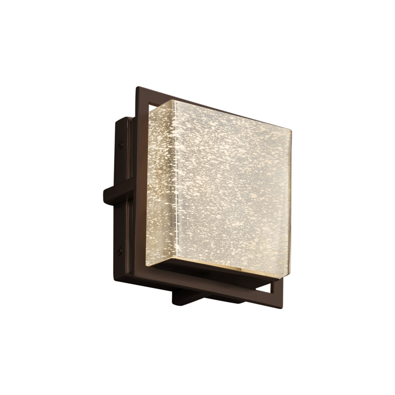 Justice Designs FSN-7561W-MROR-DBRZ LED Outdoor Wall Sconce, Dark Bronze