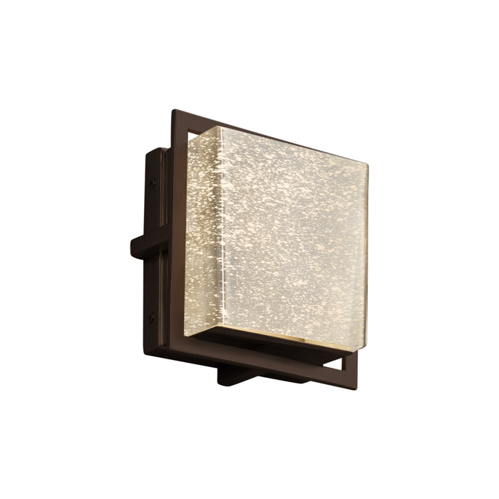 Justice Designs FSN-7561W-MROR-DBRZ LED Outdoor Wall Sconce, Dark Bronze