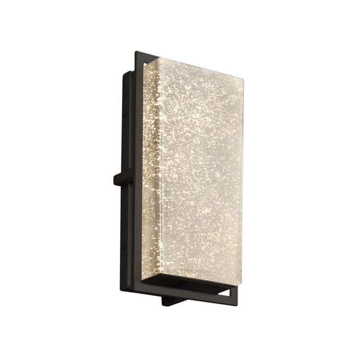 Justice Designs FSN-7562W-MROR-MBLK LED Outdoor Wall Sconce, Matte Black