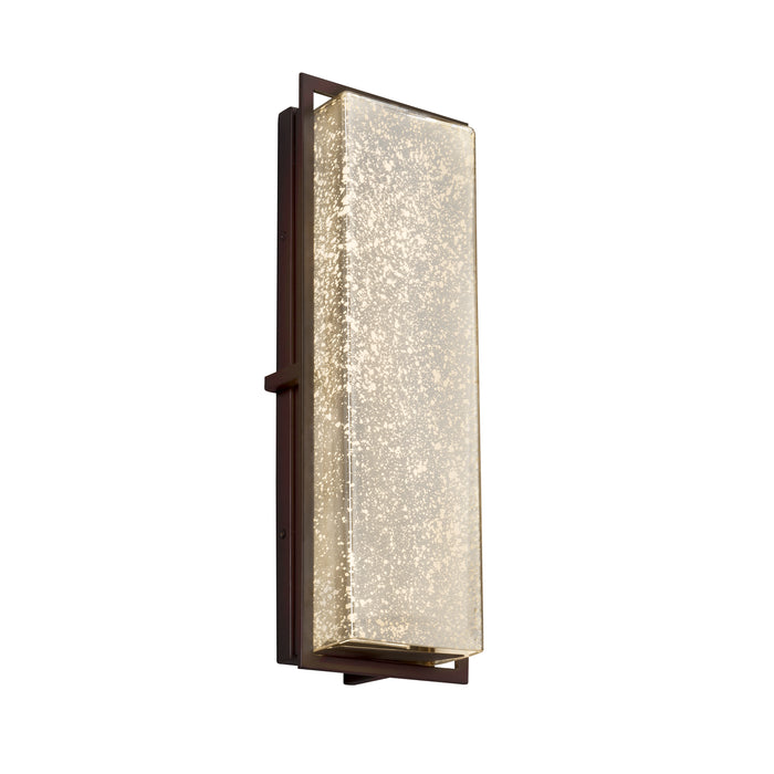 Justice Designs FSN-7564W-MROR-DBRZ LED Outdoor Wall Sconce, Dark Bronze