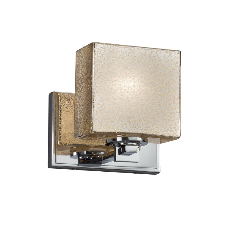 Justice Designs FSN-8447-55-MROR-CROM One Light Wall Sconce, Polished Chrome