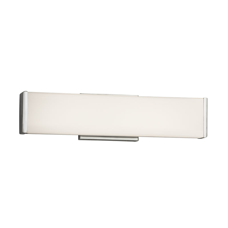 Justice Designs FSN-8601-OPAL-CROM LED Linear Bath Bar, Polished Chrome