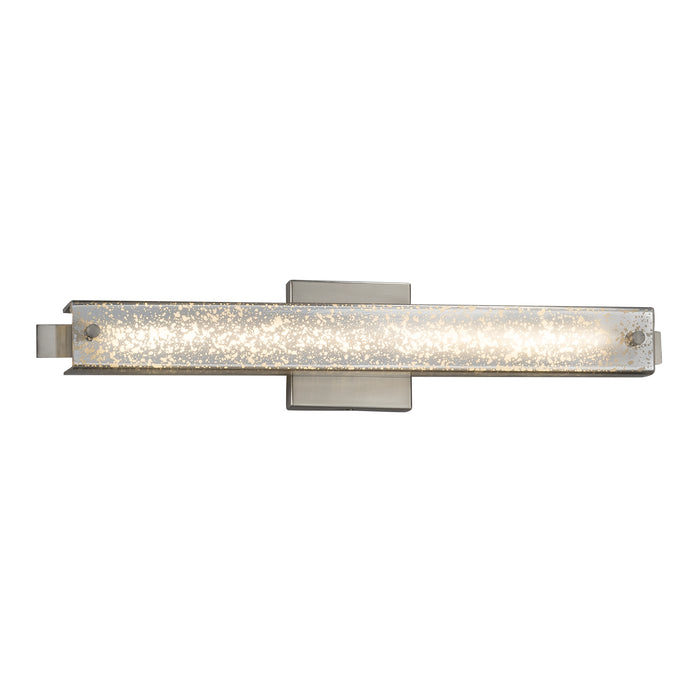 Justice Designs FSN-8681-MROR-NCKL LED Linear Bath Bar, Brushed Nickel