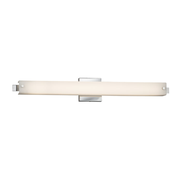 Justice Designs FSN-8685-OPAL-CROM LED Linear Bath Bar, Polished Chrome