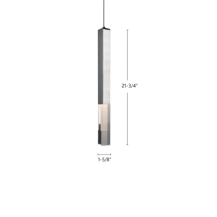 Kuzco Lighting PD53305-CH LED Pendant, Chrome