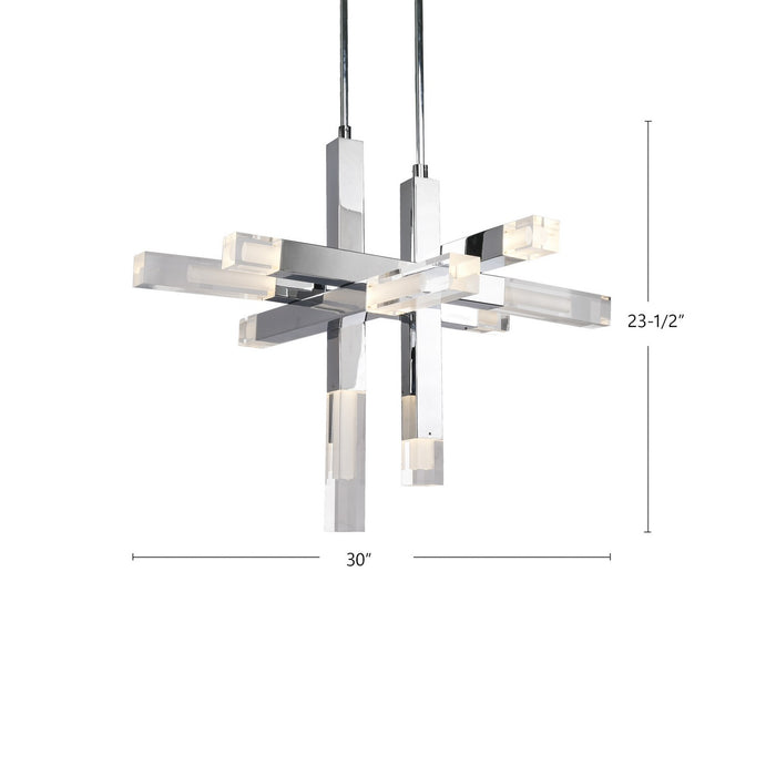 Kuzco Lighting PD53330-CH LED Pendant, Chrome