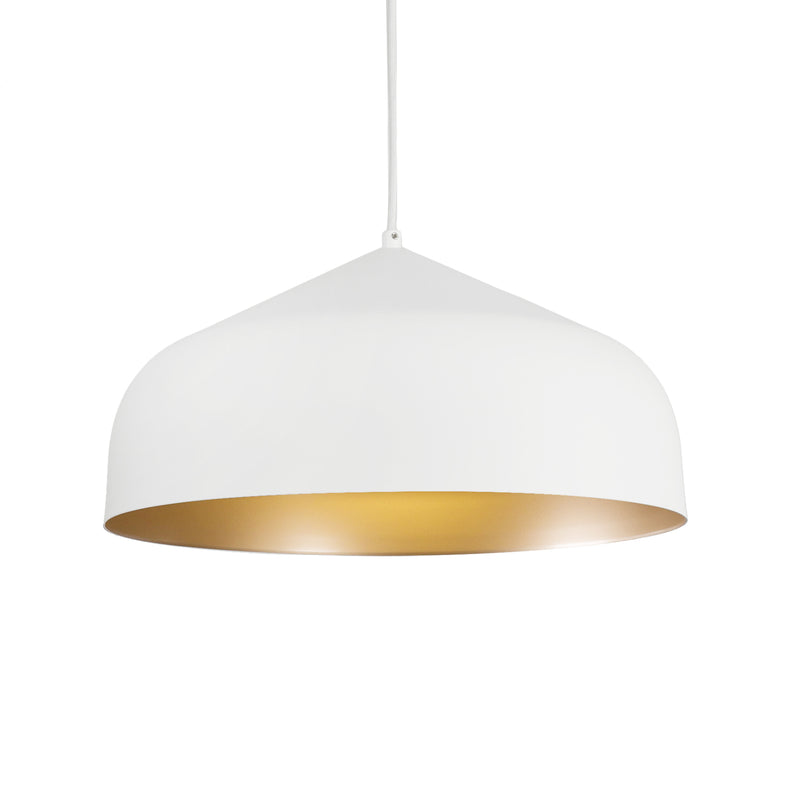 Kuzco Lighting PD9117-WH/GD LED Pendant, White/Gold