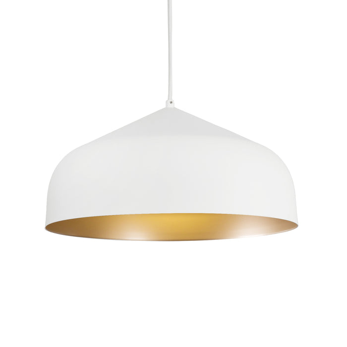 Kuzco Lighting PD9117-WH/GD LED Pendant, White/Gold