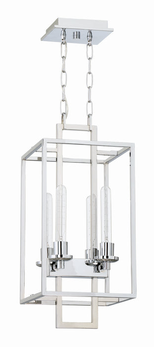 Craftmade 41534-CH Four Light Foyer Pendant, Chrome