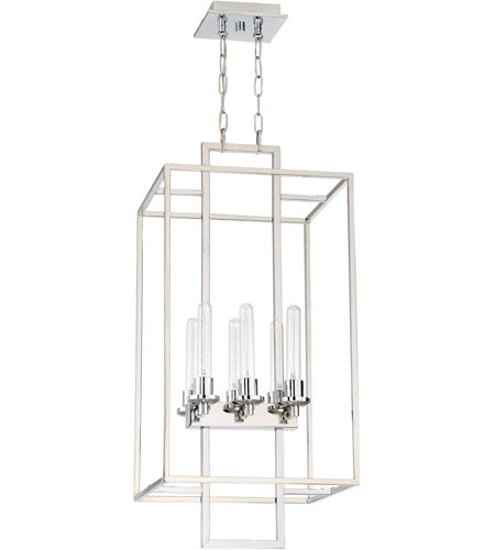Craftmade 41536-CH Six Light Foyer Pendant, Chrome